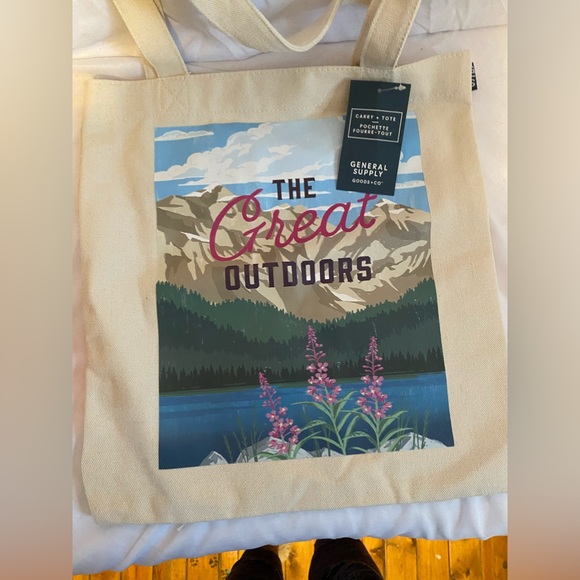 - General Supply jute carry tote - Picture 7 of 8